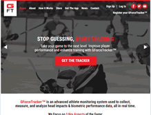 Tablet Screenshot of gforcetracker.com